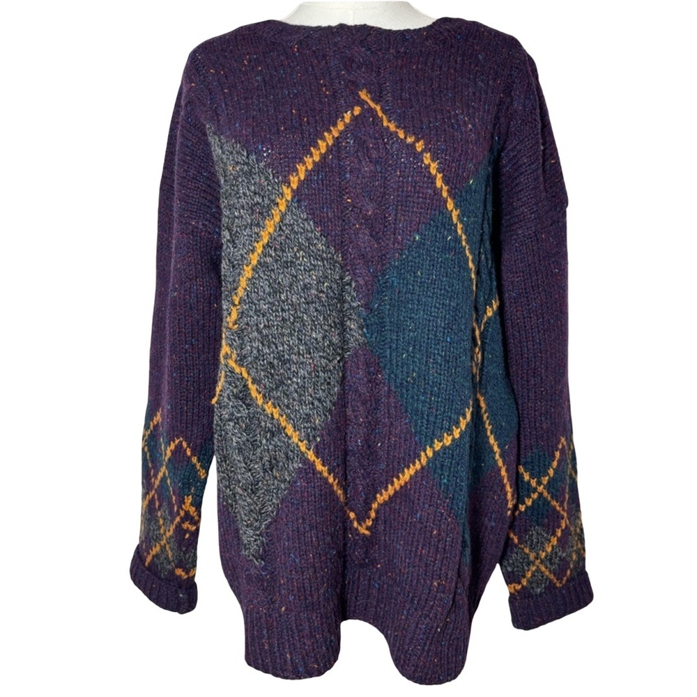 Vintage American Eagle Outfitters Argyle Knit Sweater